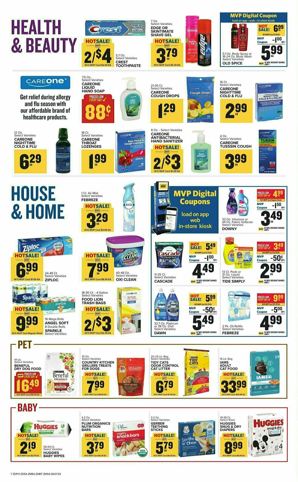 Food Lion Weekly Ad from September 27