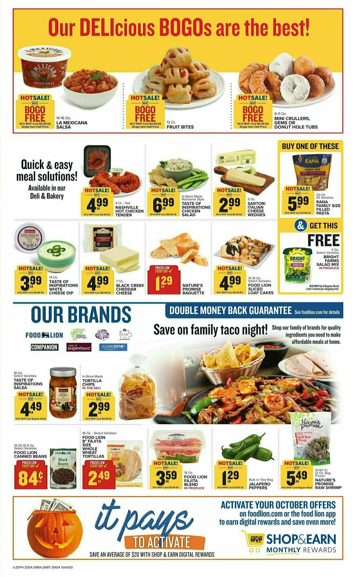 Food Lion Weekly Ad from October 4