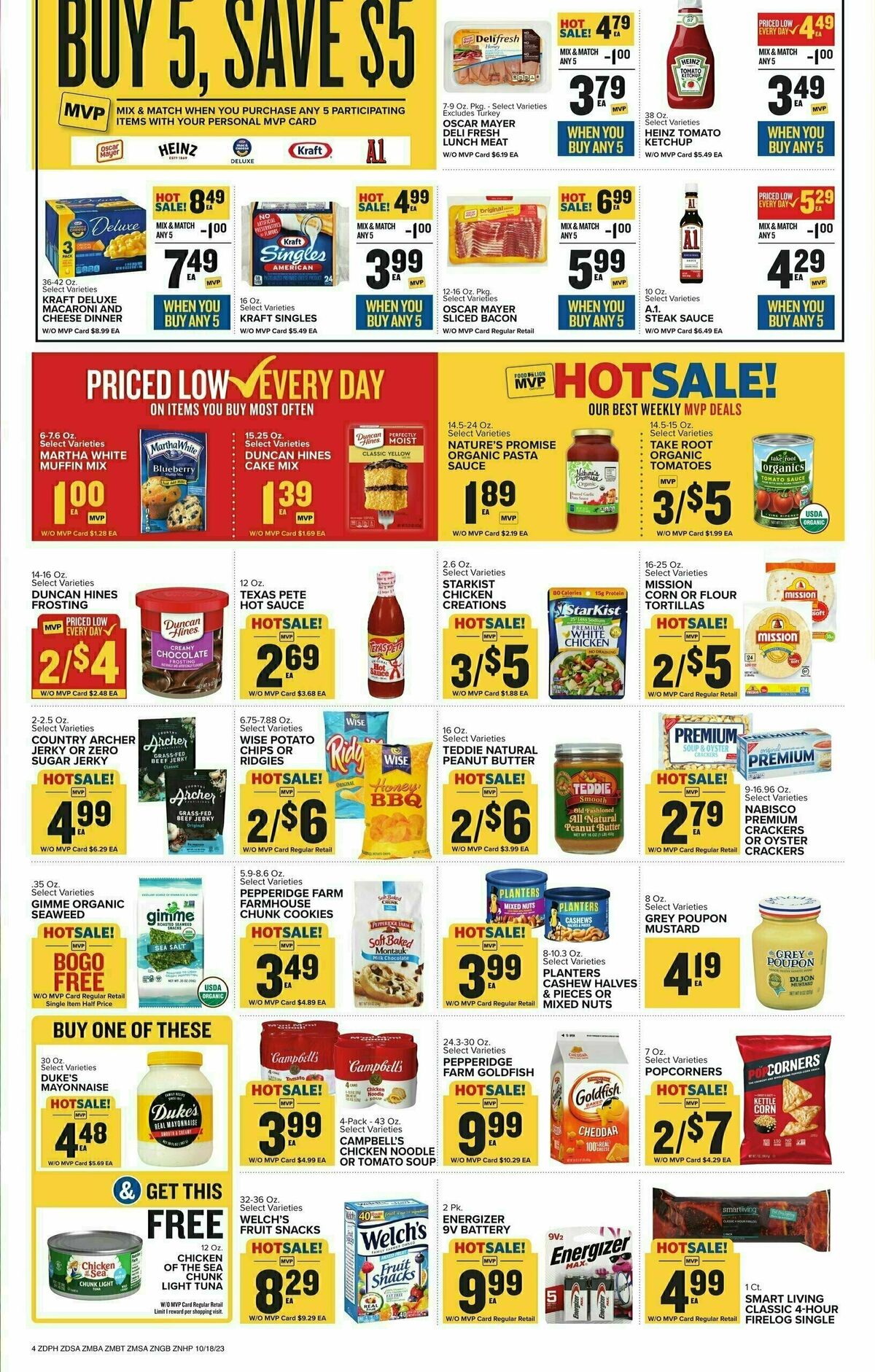 Food Lion Weekly Ad from October 18