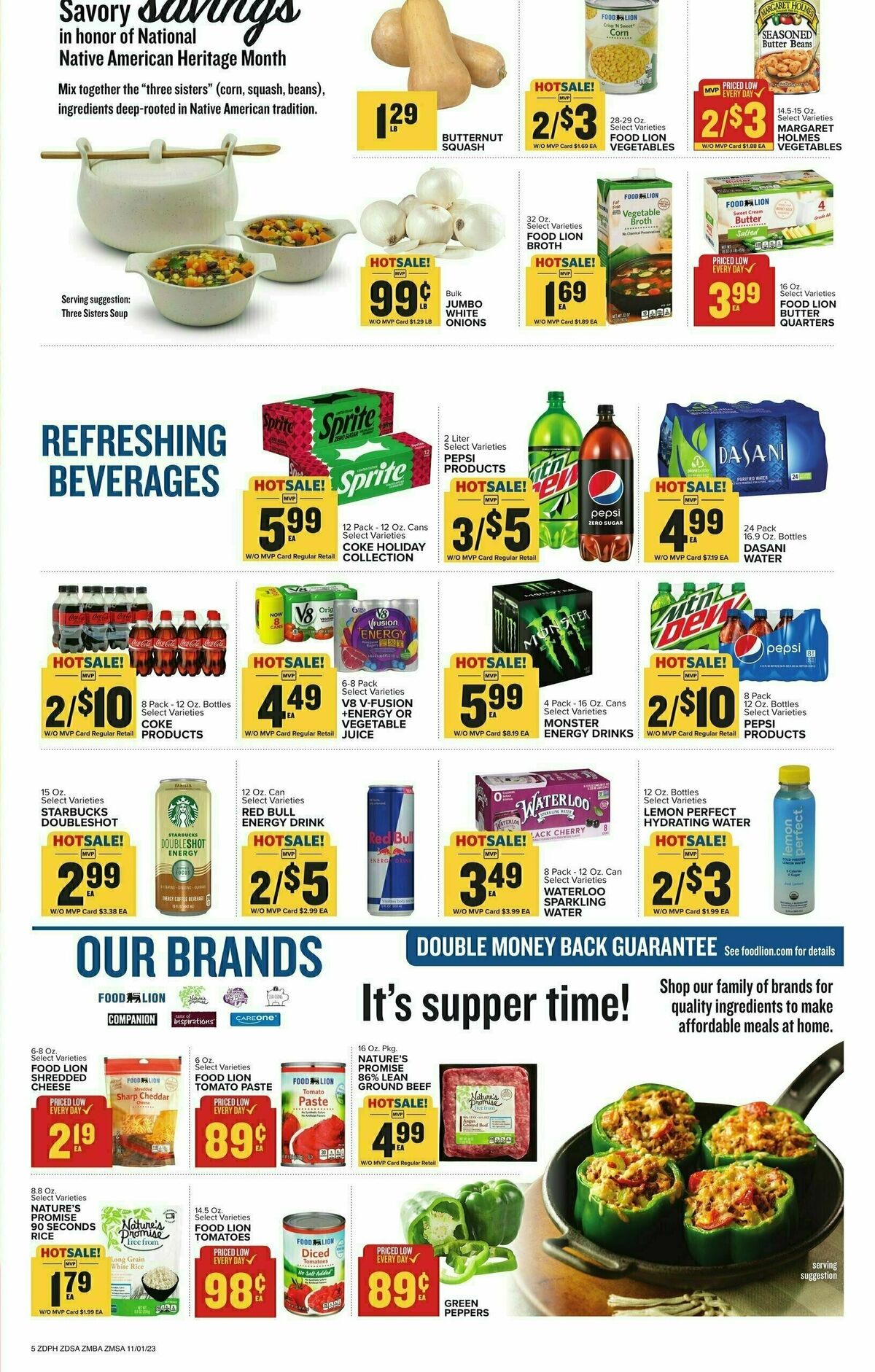 Food Lion Weekly Ad from November 1