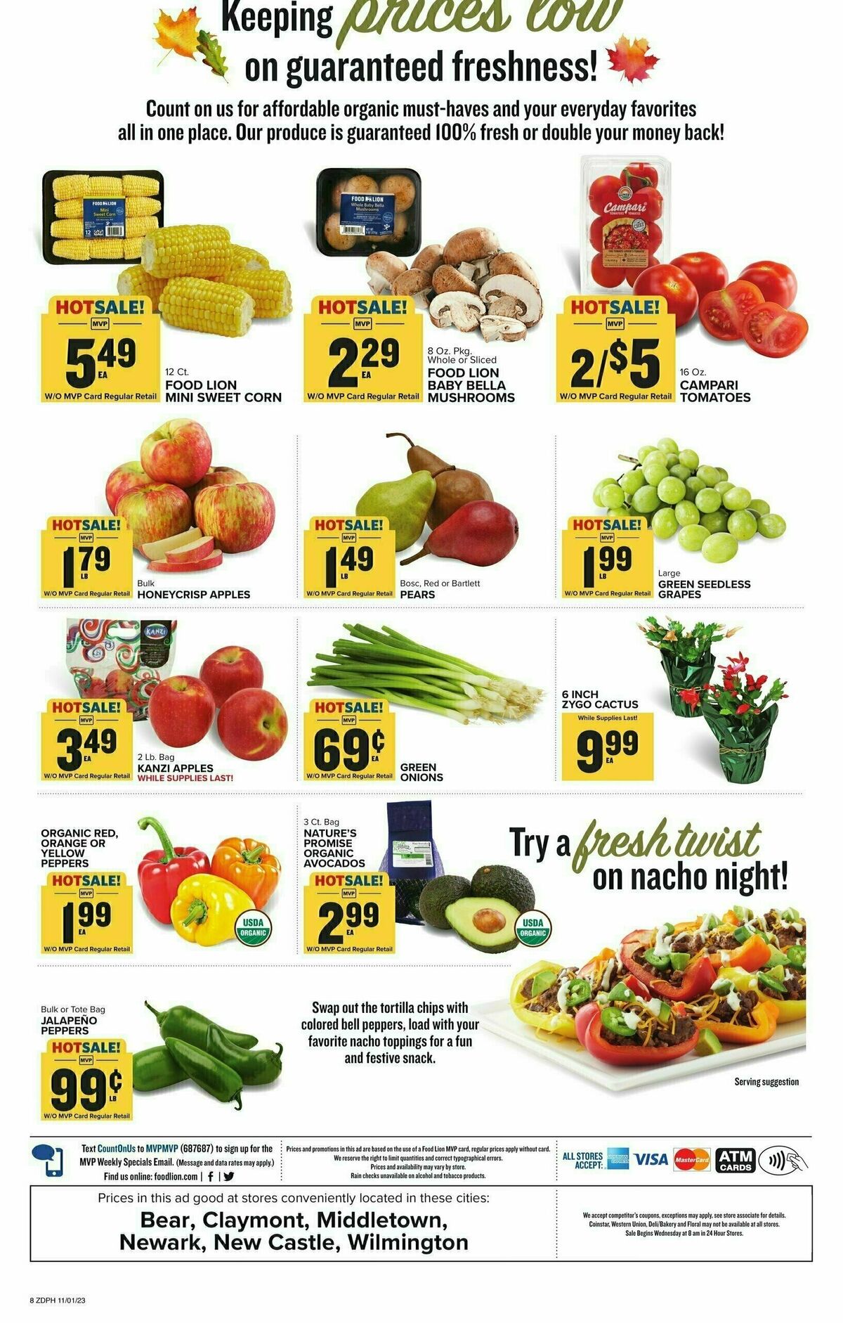 Food Lion Weekly Ad from November 1