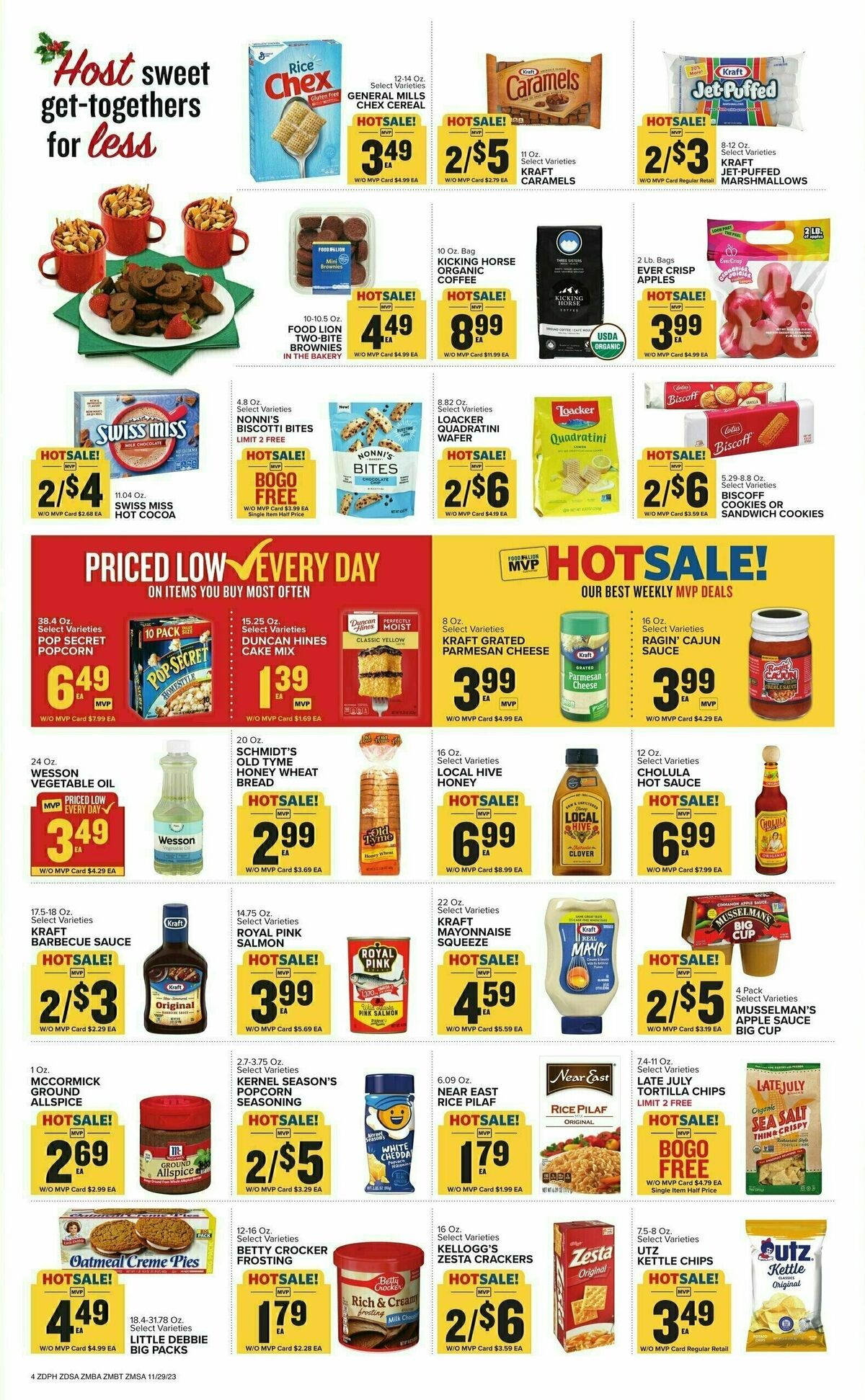 Food Lion Weekly Ad from November 29