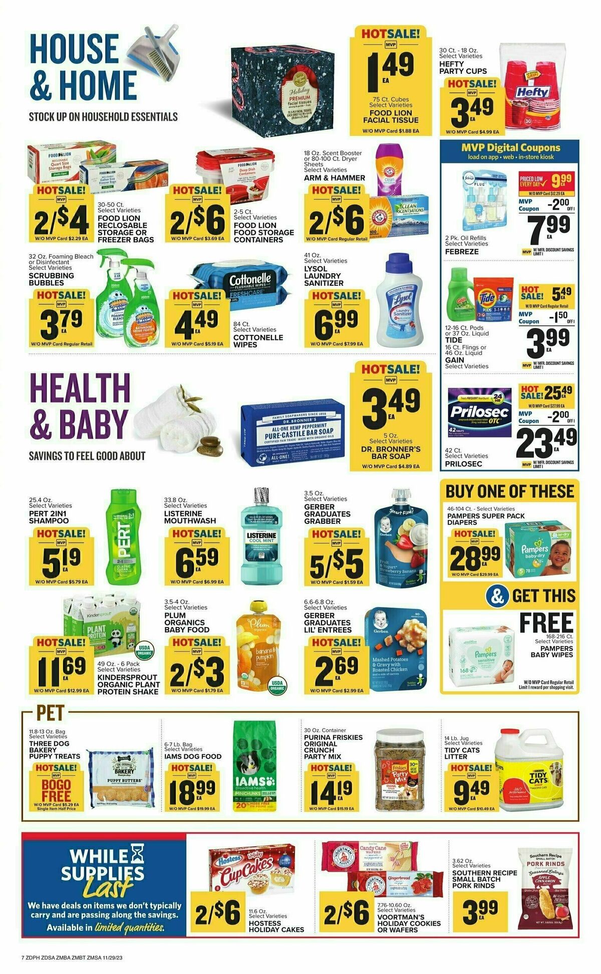 Food Lion Weekly Ad from November 29