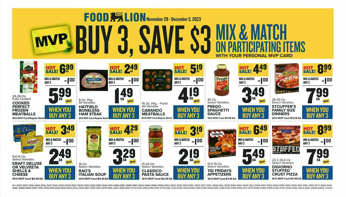 Food Lion Weekly Ad from November 29