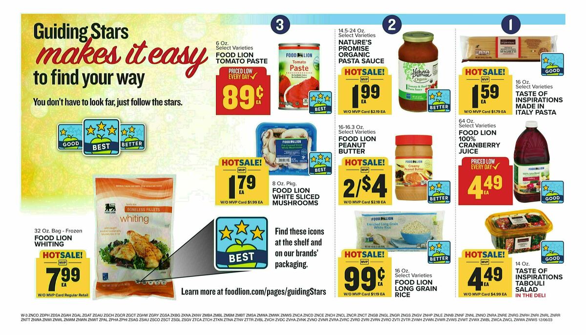 Food Lion Weekly Ad from December 6