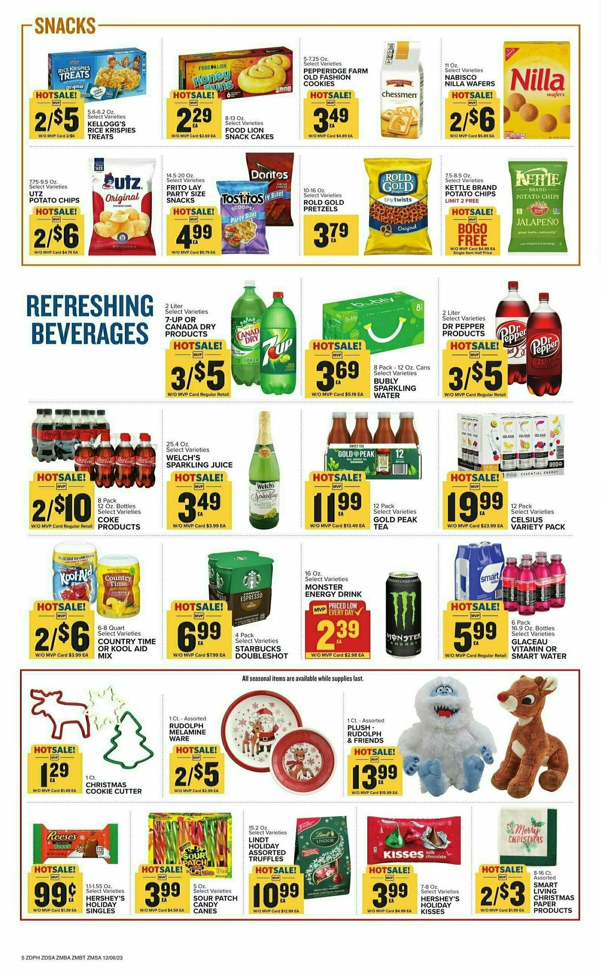 Food Lion Weekly Ad from December 6