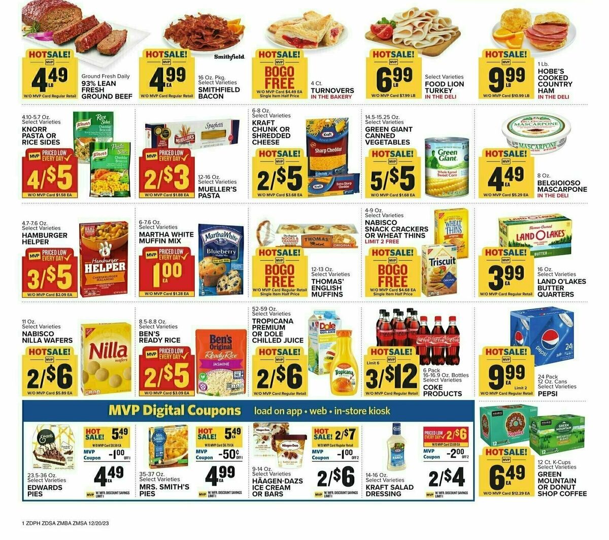 Food Lion Weekly Ad from December 20