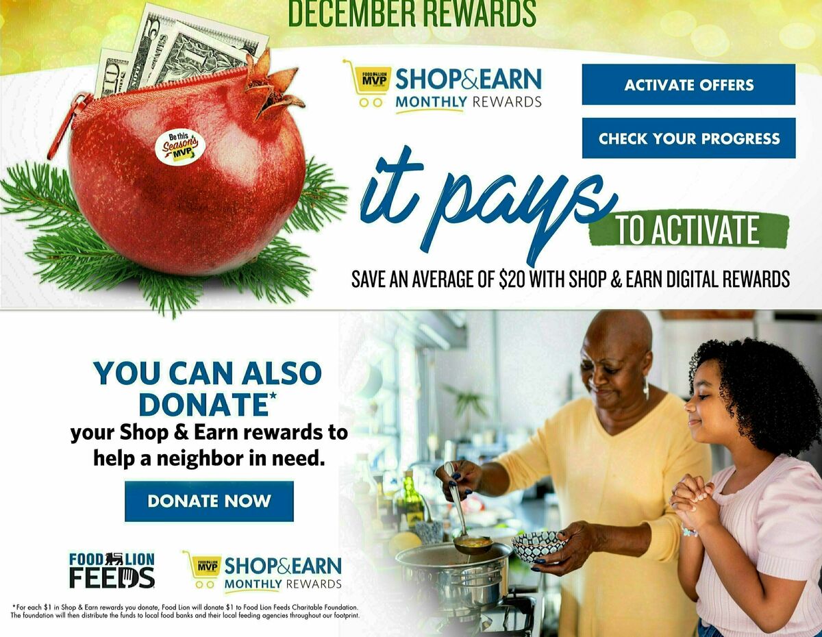 Food Lion Weekly Ad from December 20