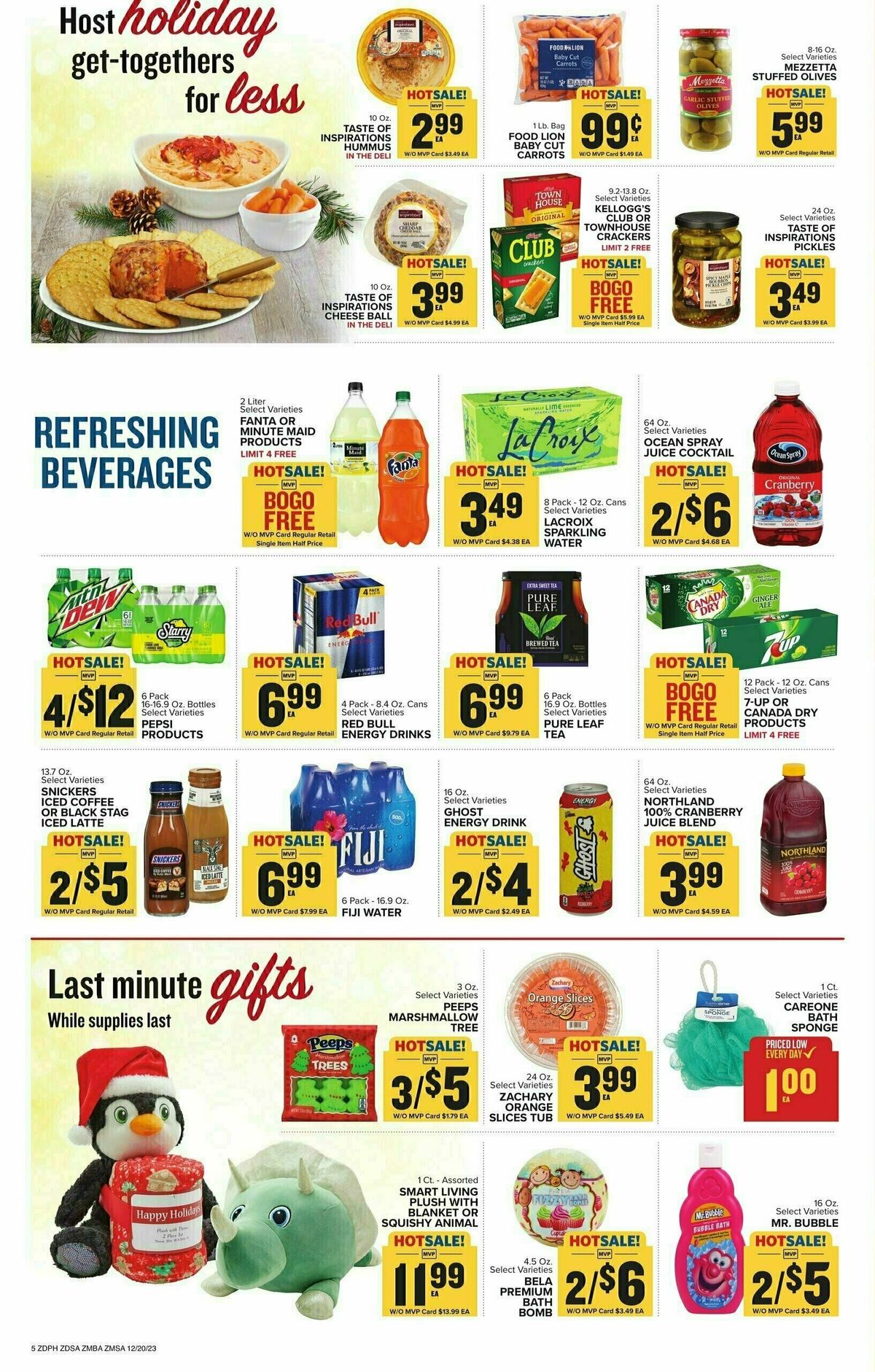 Food Lion Weekly Ad from December 20