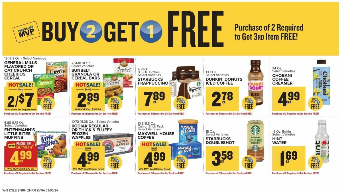 Food Lion Weekly Ad from January 3