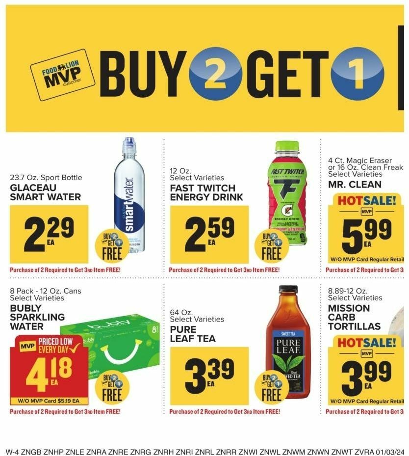 Food Lion Weekly Ad from January 3