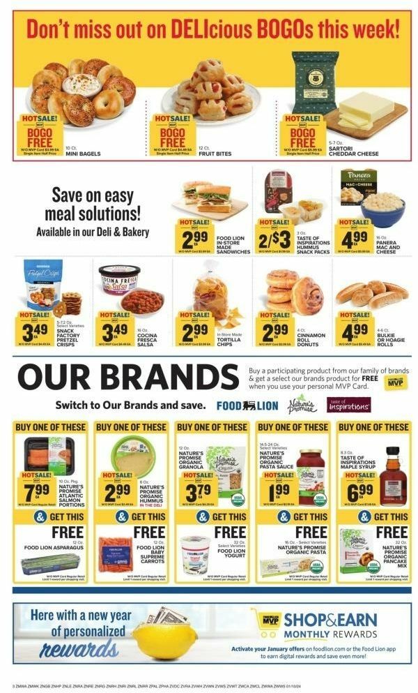 Food Lion Weekly Ad from January 10