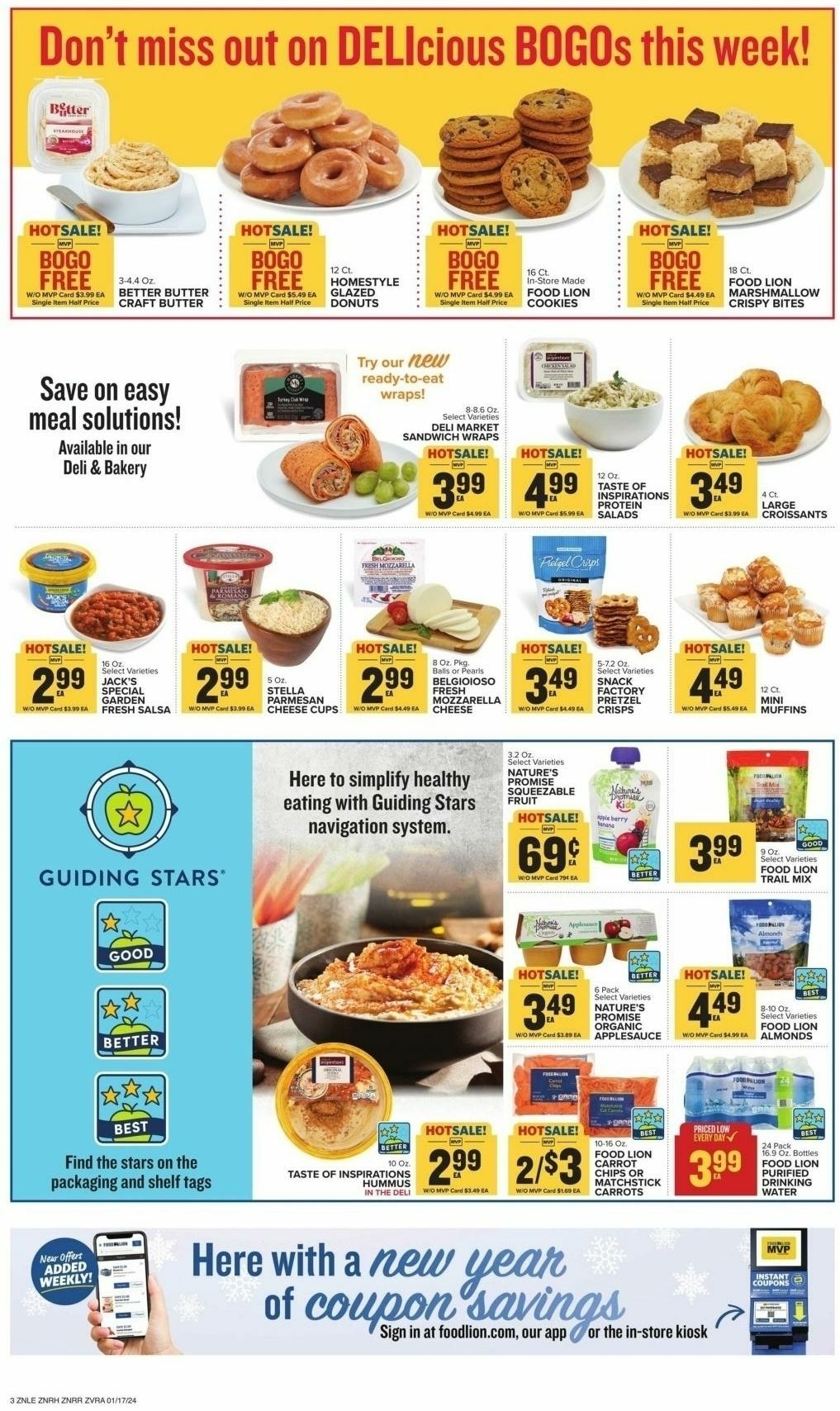 Food Lion Weekly Ad from January 17