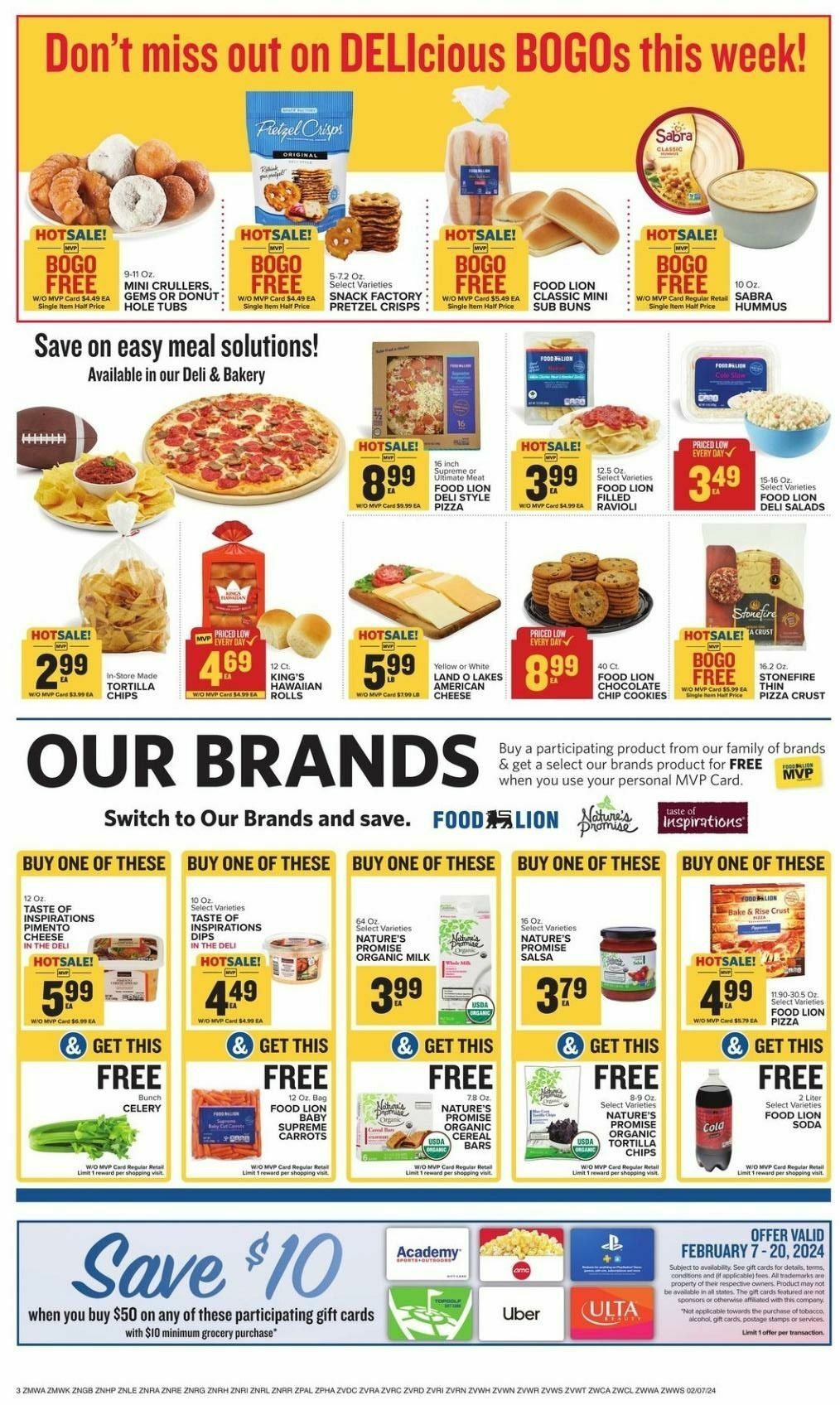 Food Lion Weekly Ad from February 7