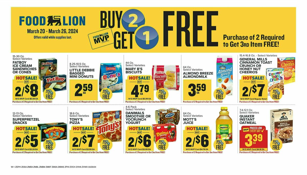 Food Lion Weekly Ad from March 20