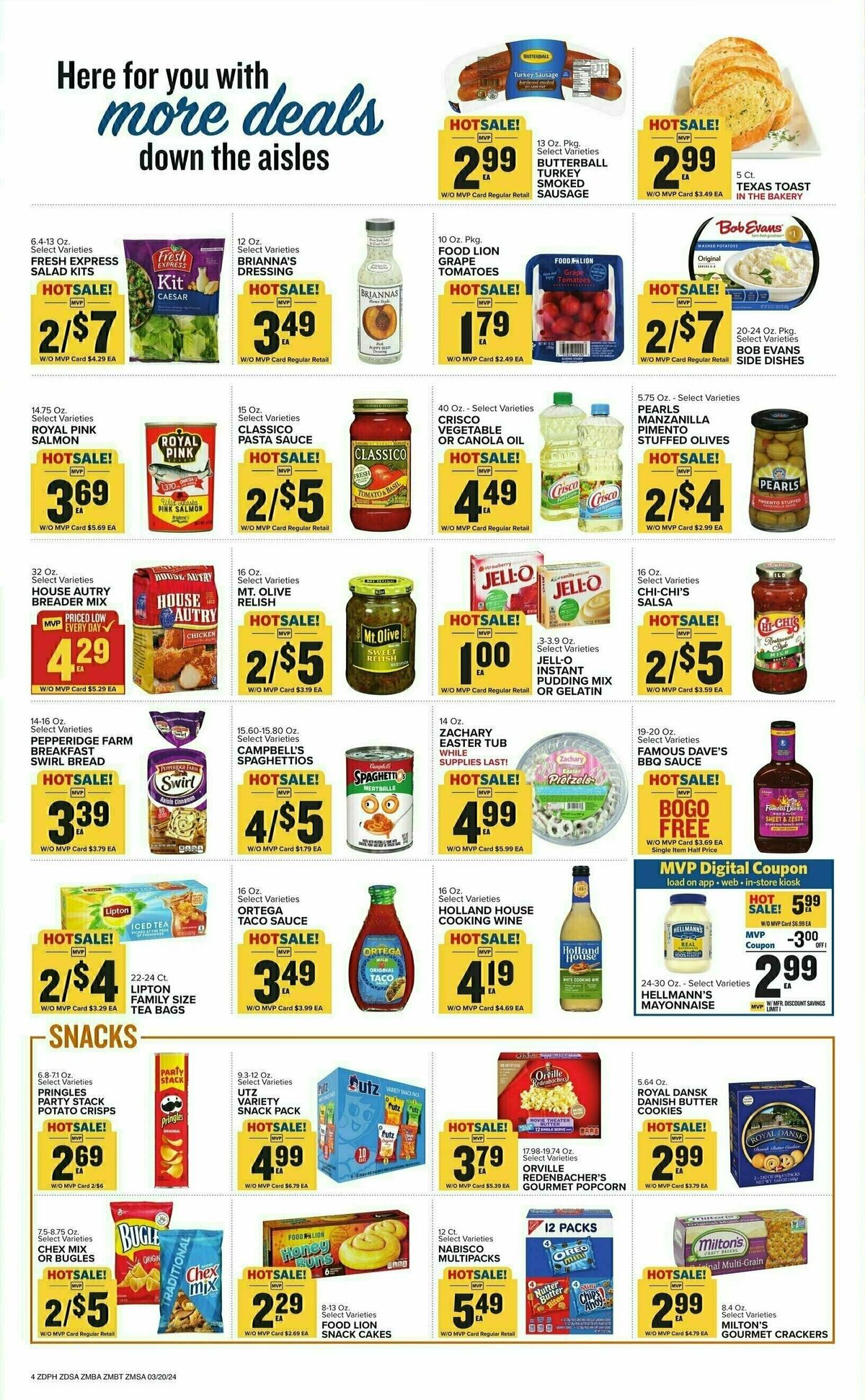 Food Lion Weekly Ad from March 20