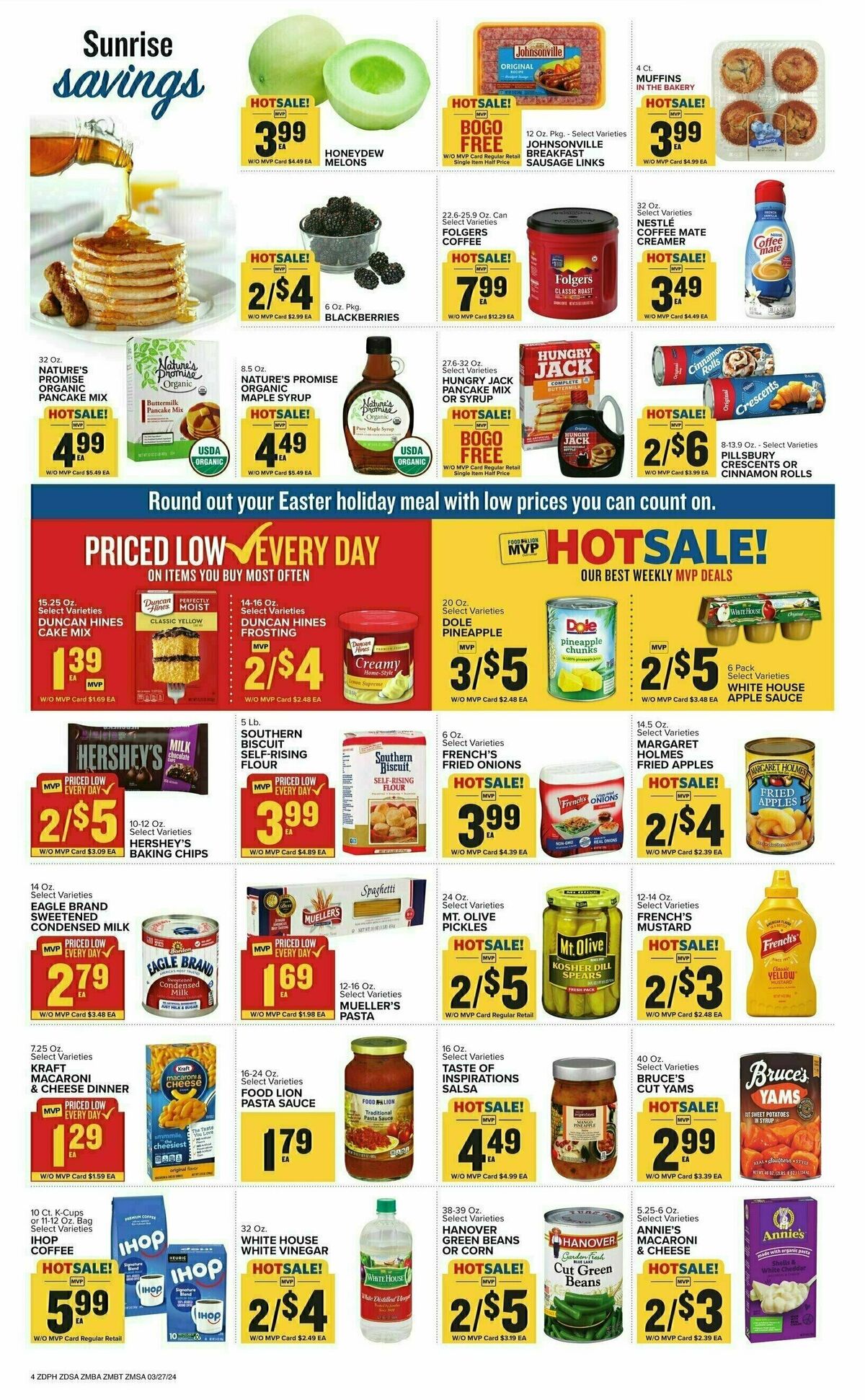 Food Lion Weekly Ad from March 27