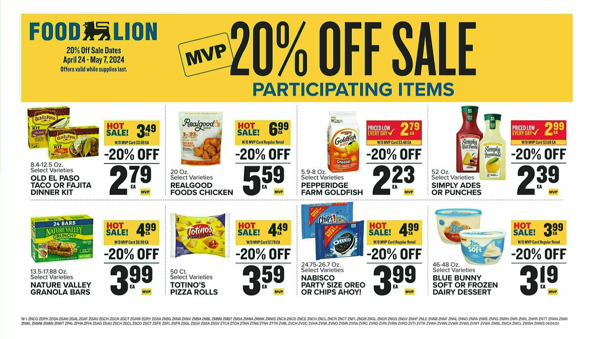 Food Lion Weekly Ad from April 24