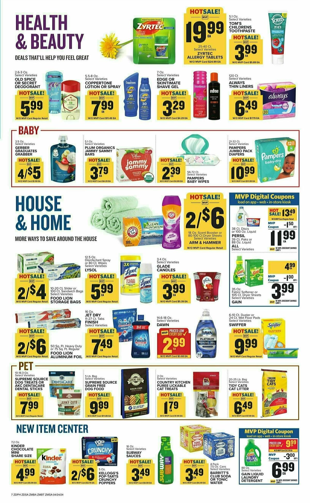 Food Lion Weekly Ad from April 24