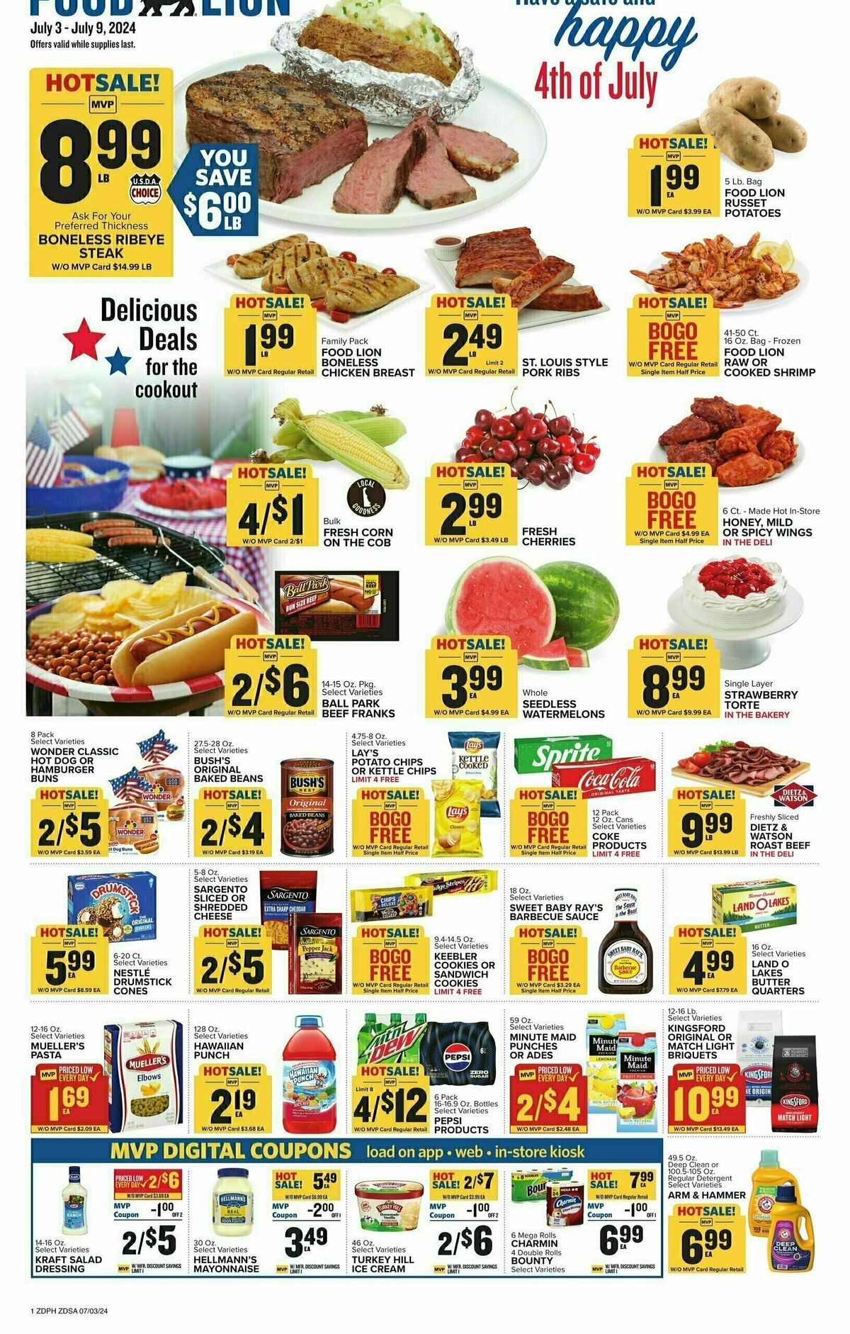 Food Lion Weekly Ad from July 3