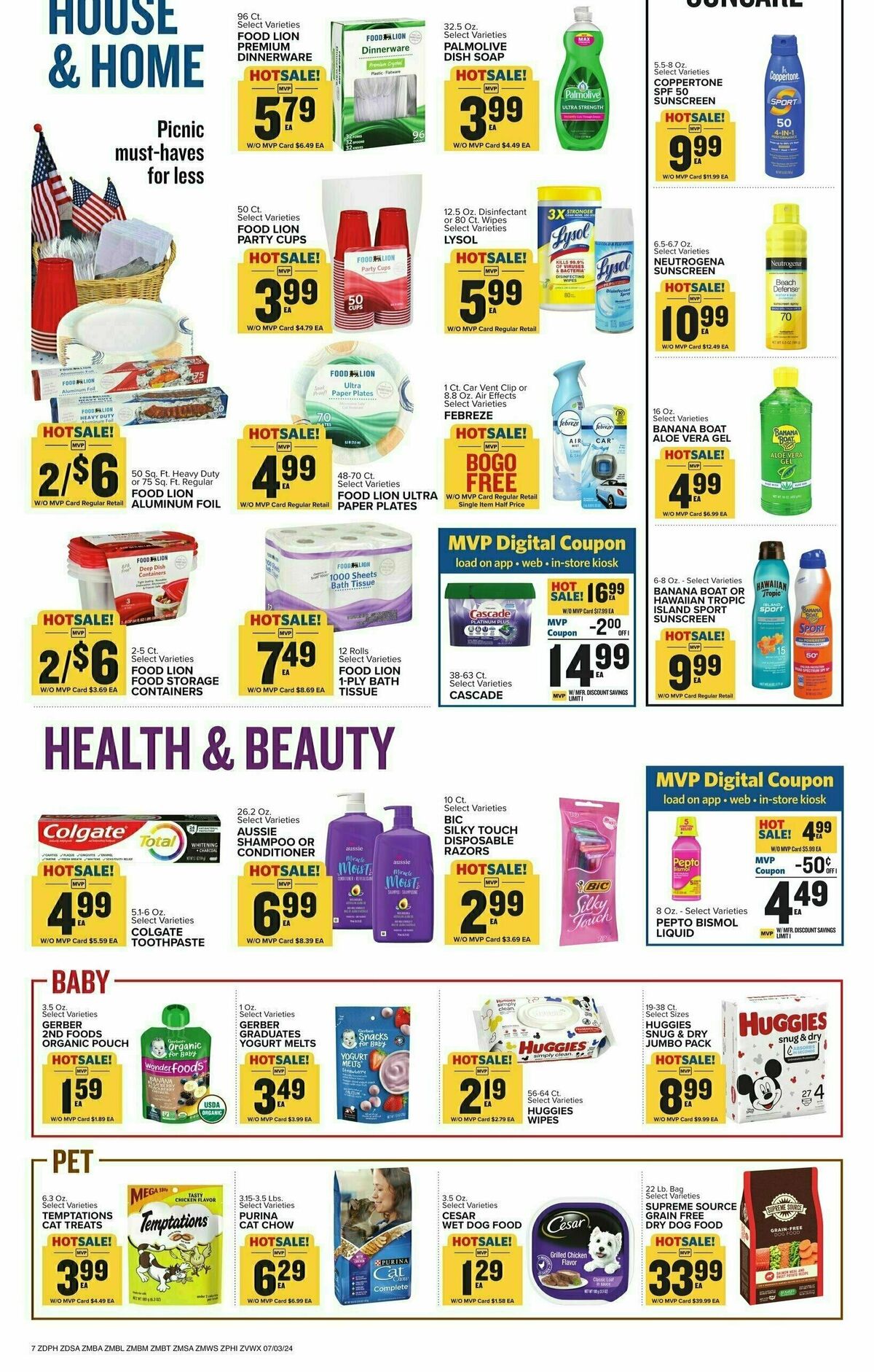 Food Lion Weekly Ad from July 3