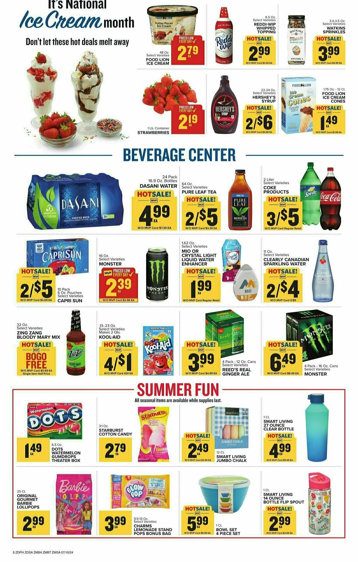 Food Lion Weekly Ad from July 10