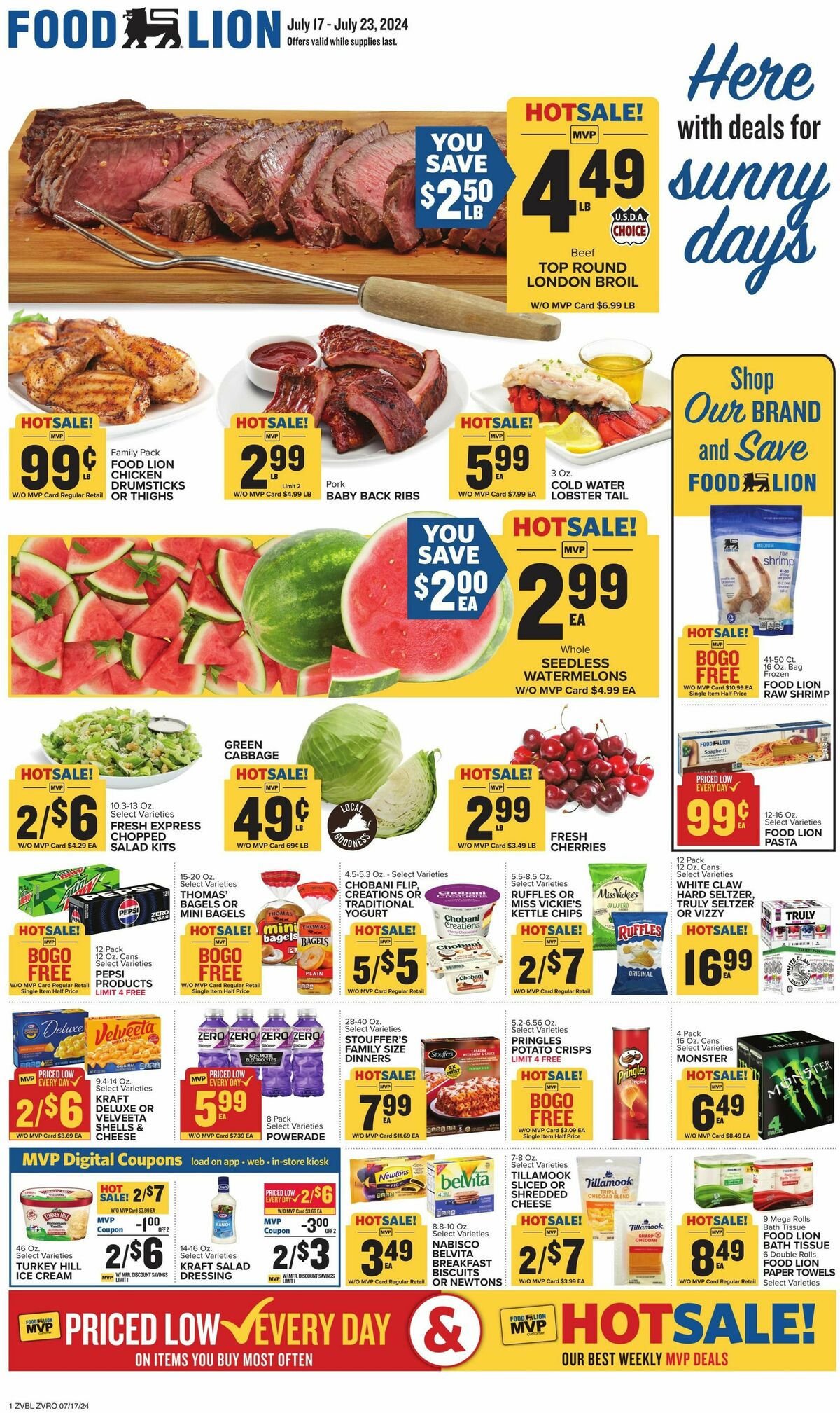 Food Lion Weekly Ad from July 17