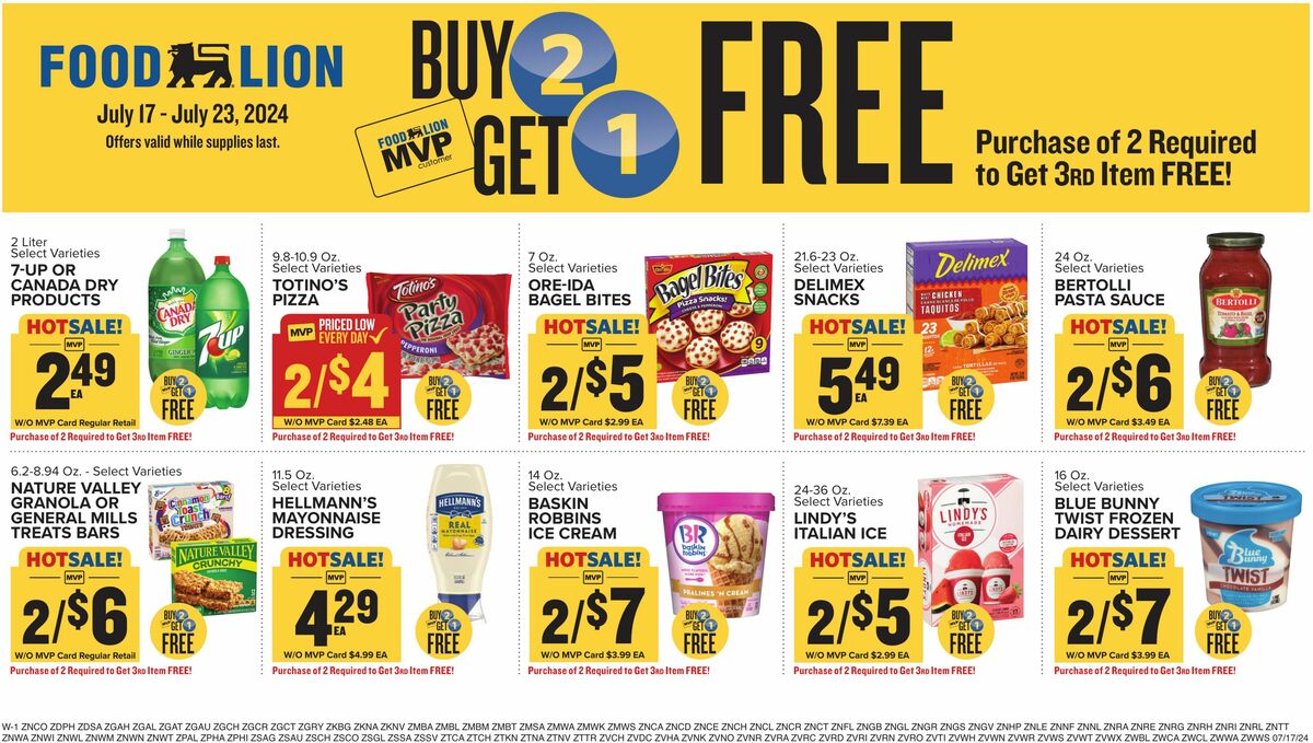 Food Lion Weekly Ad from July 17