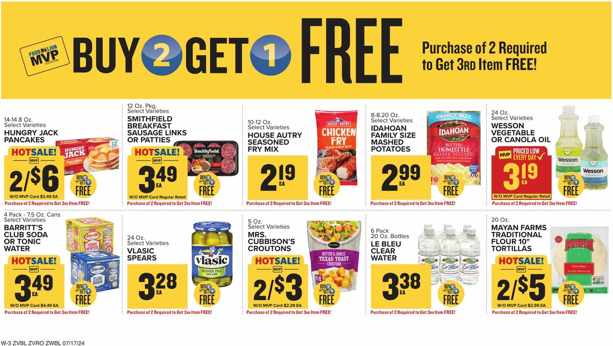 Food Lion Weekly Ad from July 17