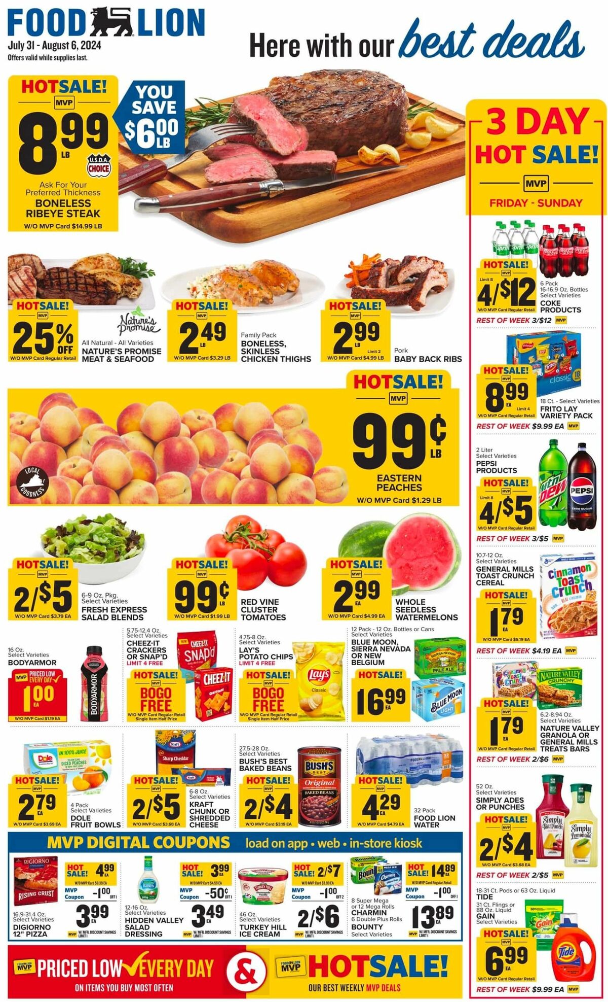 Food Lion Weekly Ad from July 31