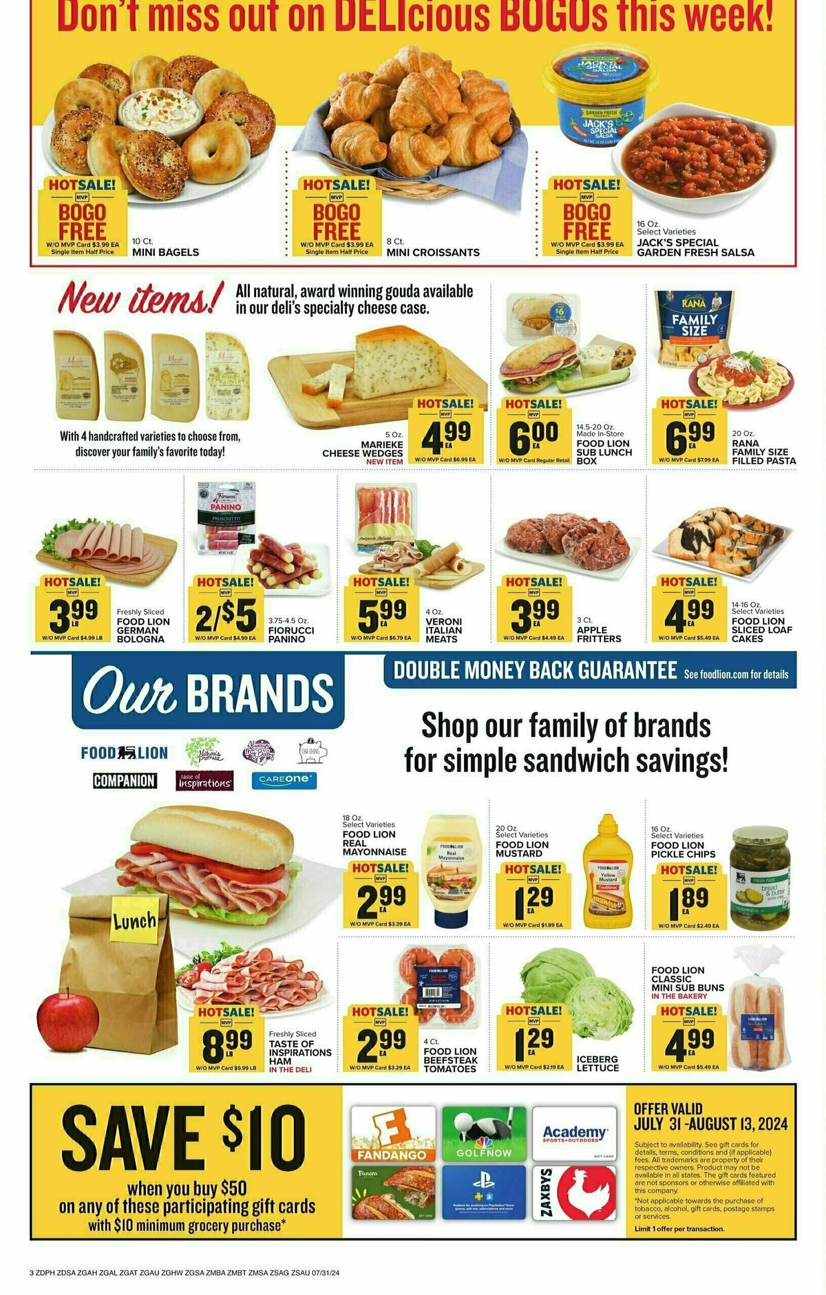 Food Lion Weekly Ad from July 31