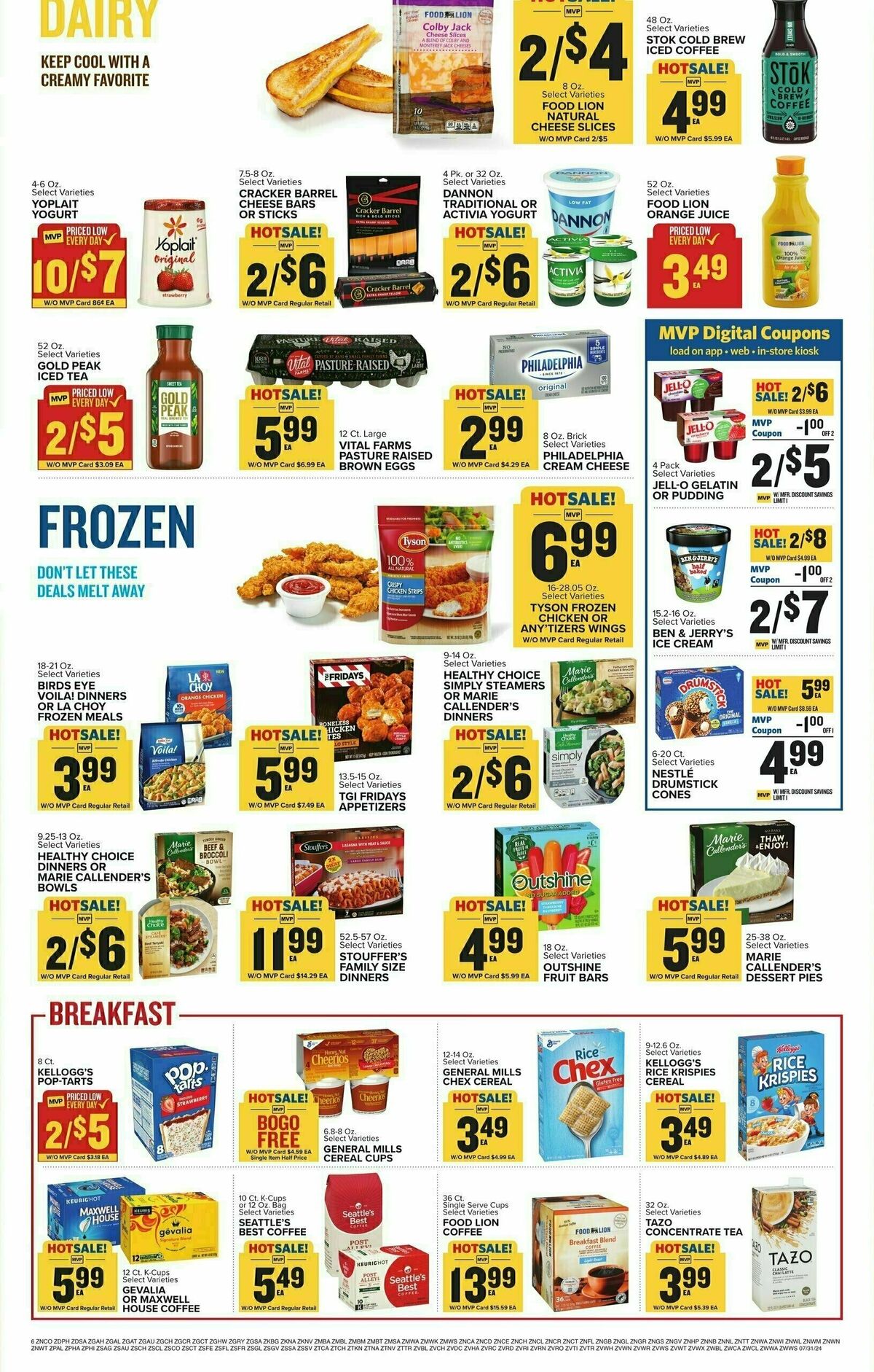 Food Lion Weekly Ad from July 31