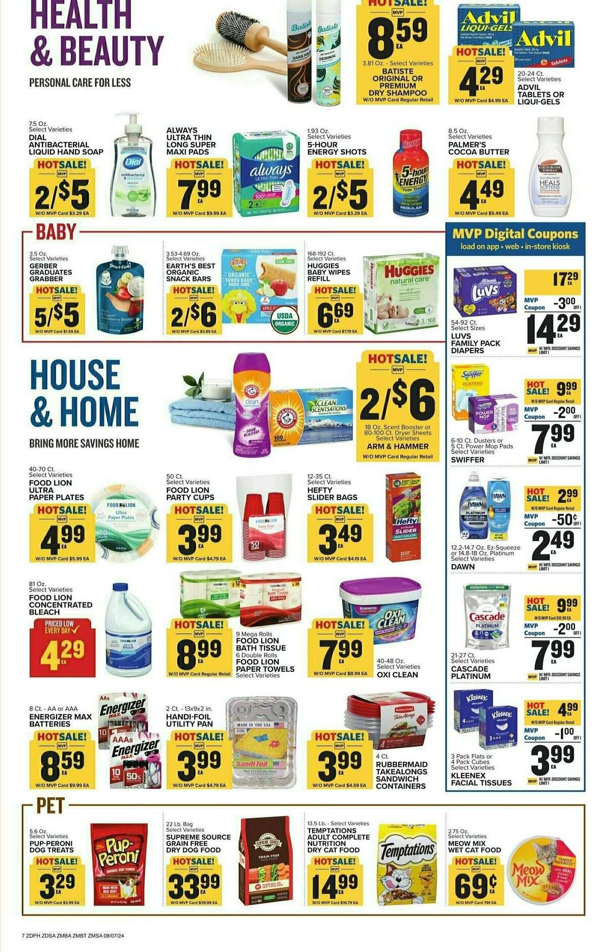 Food Lion Weekly Ad Weekly Ad from August 7