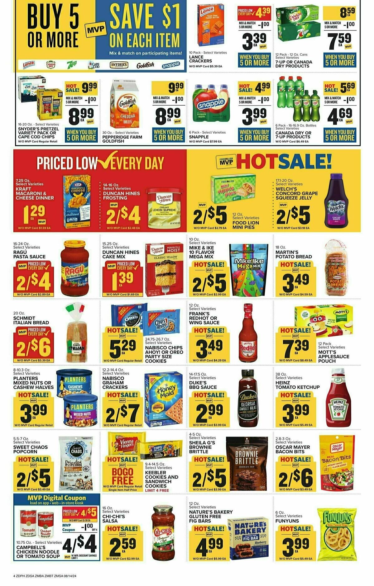 Food Lion Weekly Ad from August 14