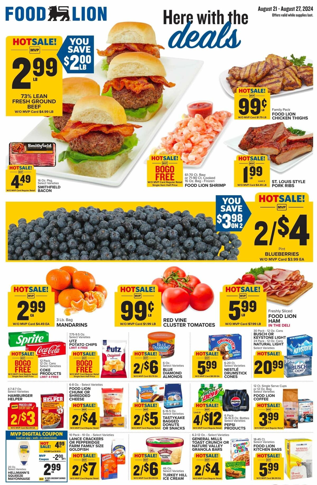 Food Lion Weekly Ad from August 21