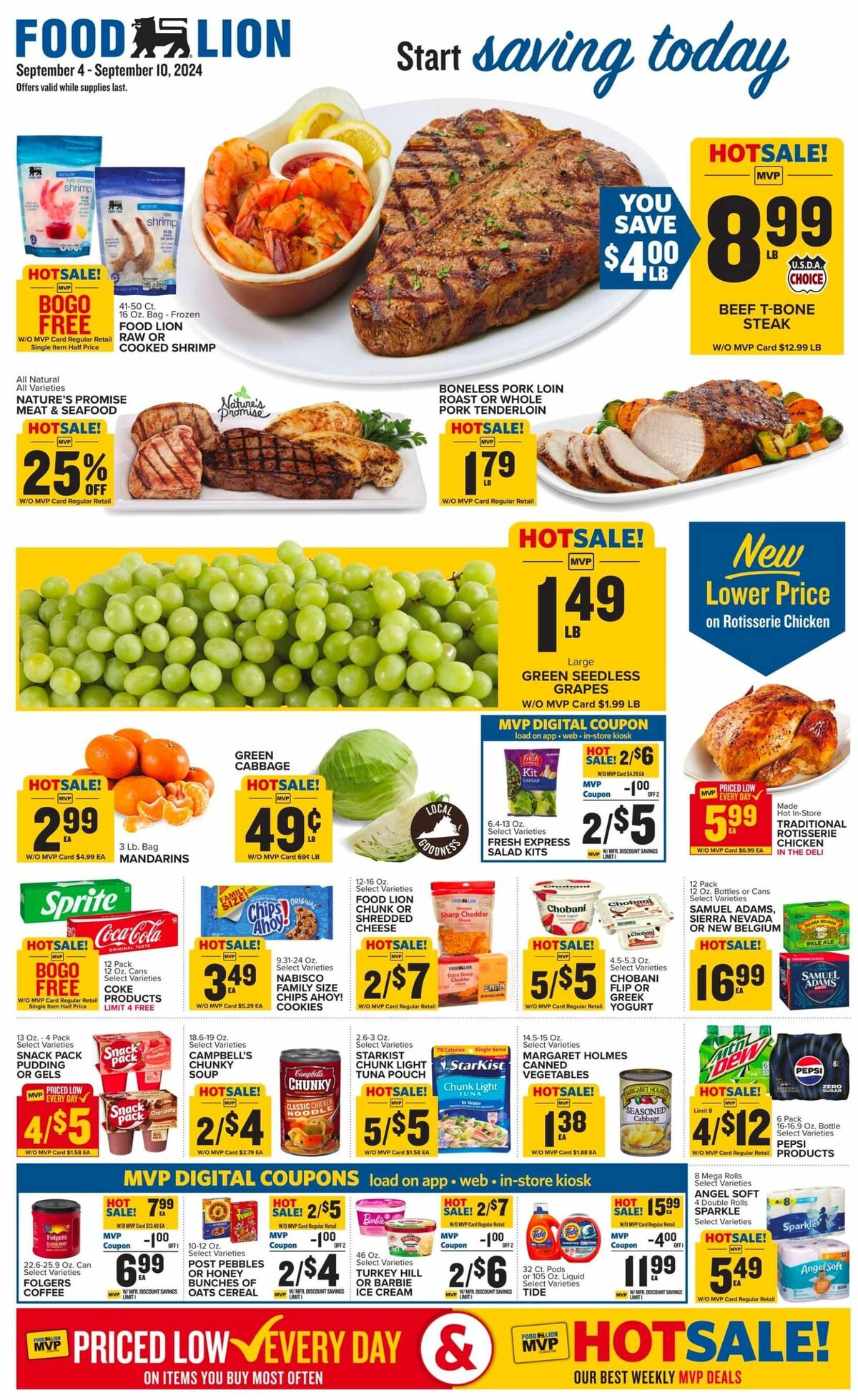 Food Lion Weekly Ad from September 4