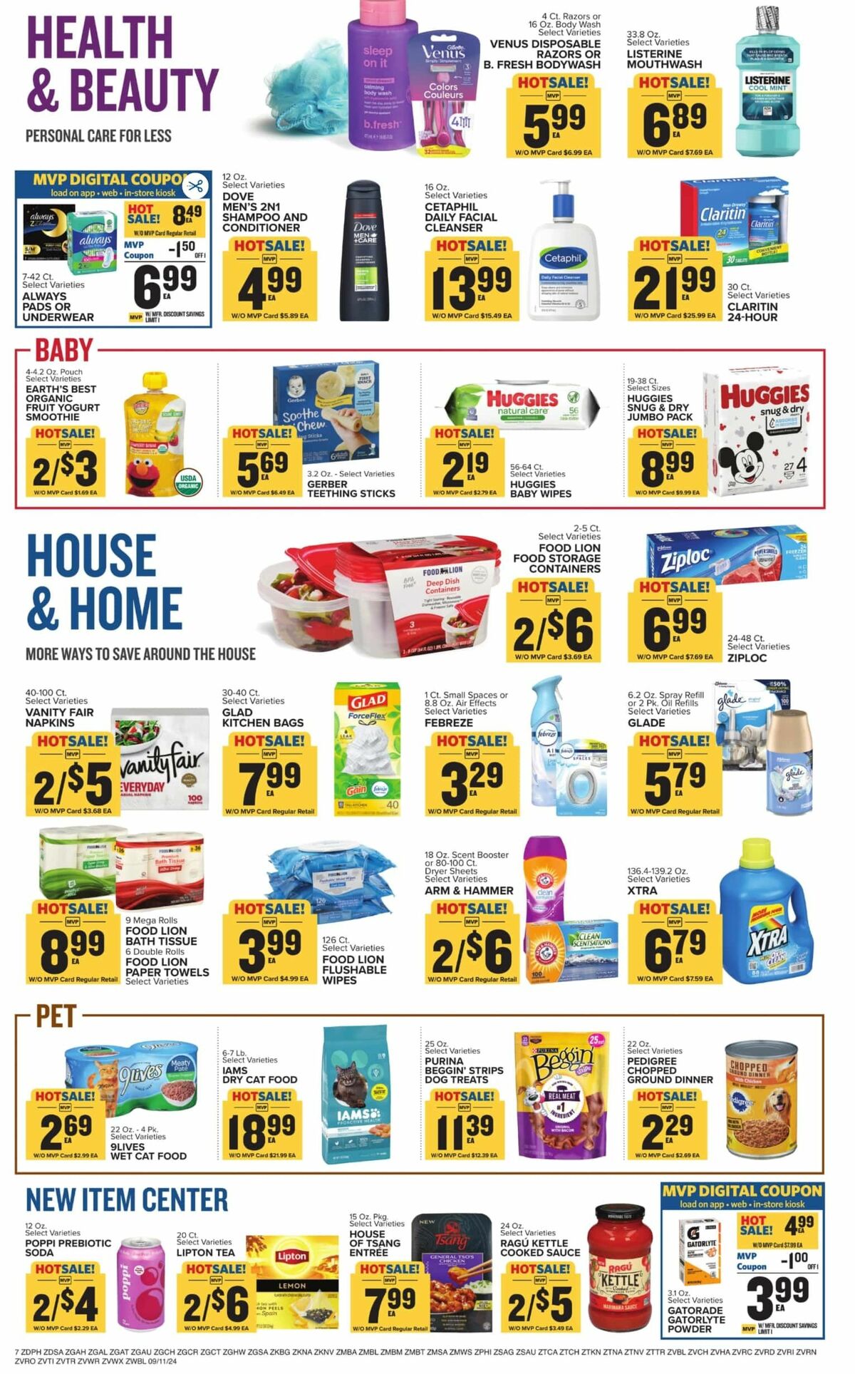 Food Lion Weekly Ad from September 11