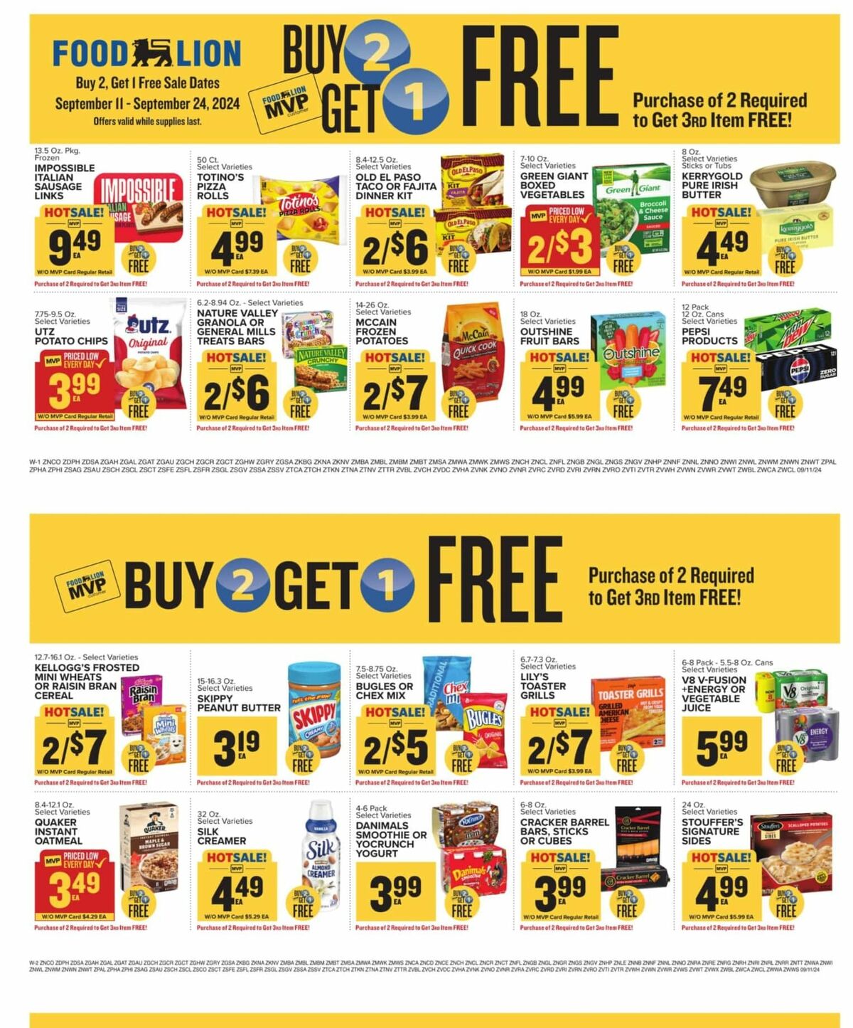 Food Lion Weekly Ad from September 11