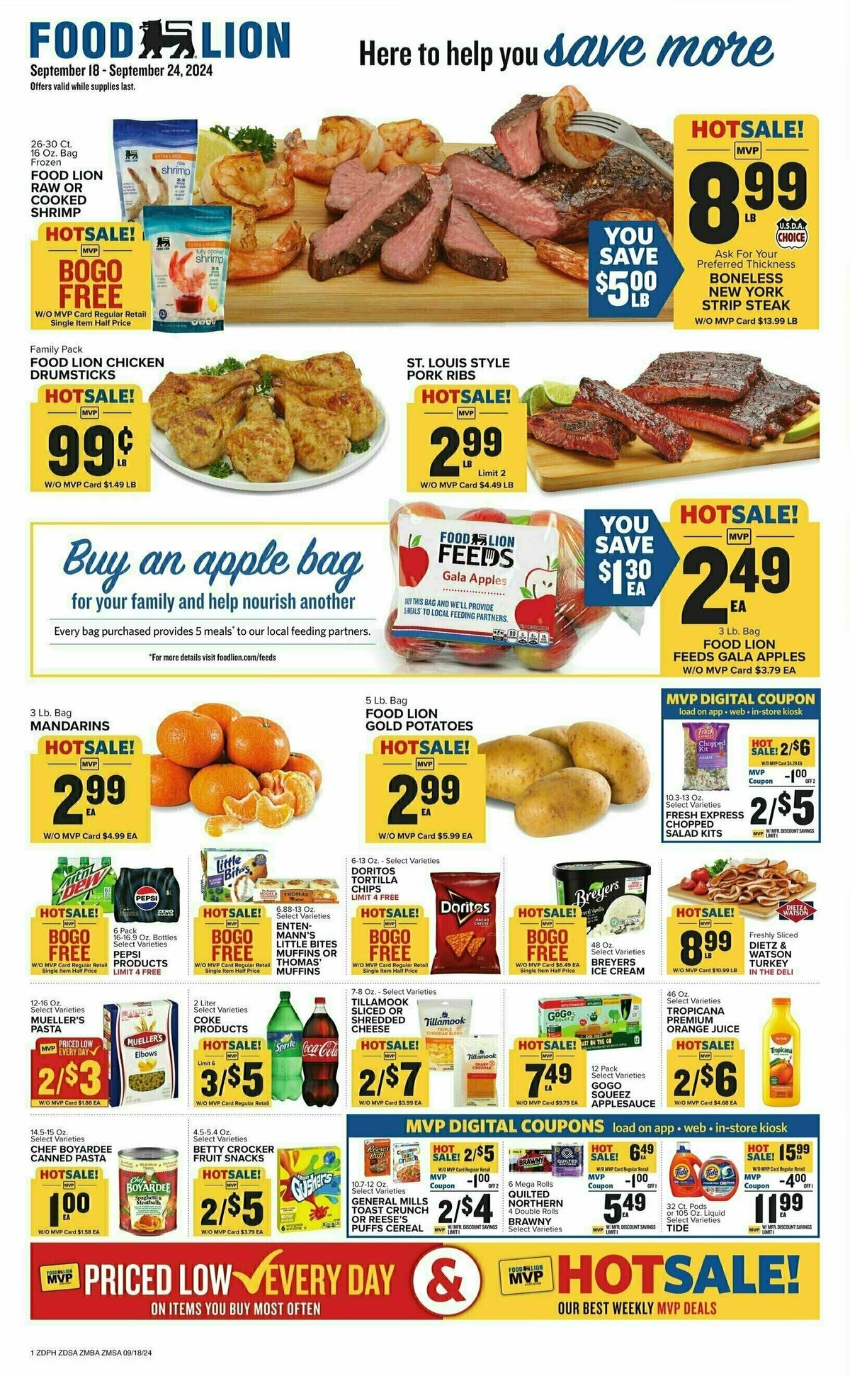 Food Lion Weekly Ad from September 18