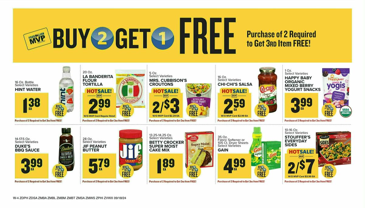 Food Lion Weekly Ad from September 18