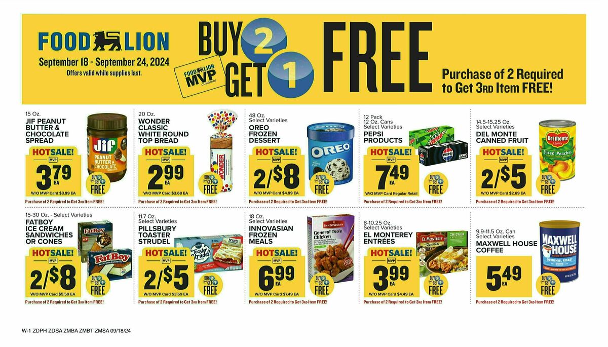 Food Lion Weekly Ad from September 18