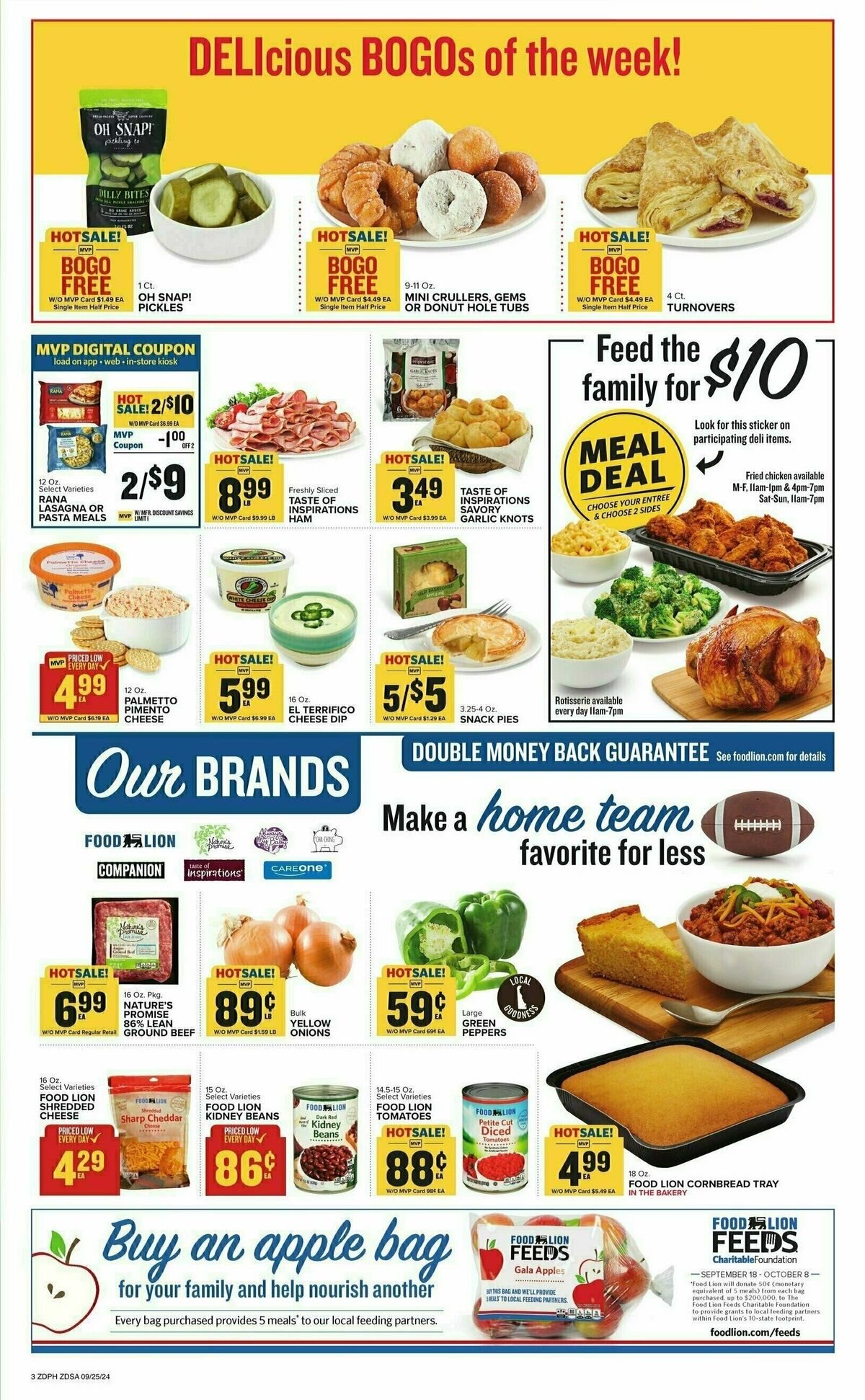 Food Lion Weekly Ad from September 25