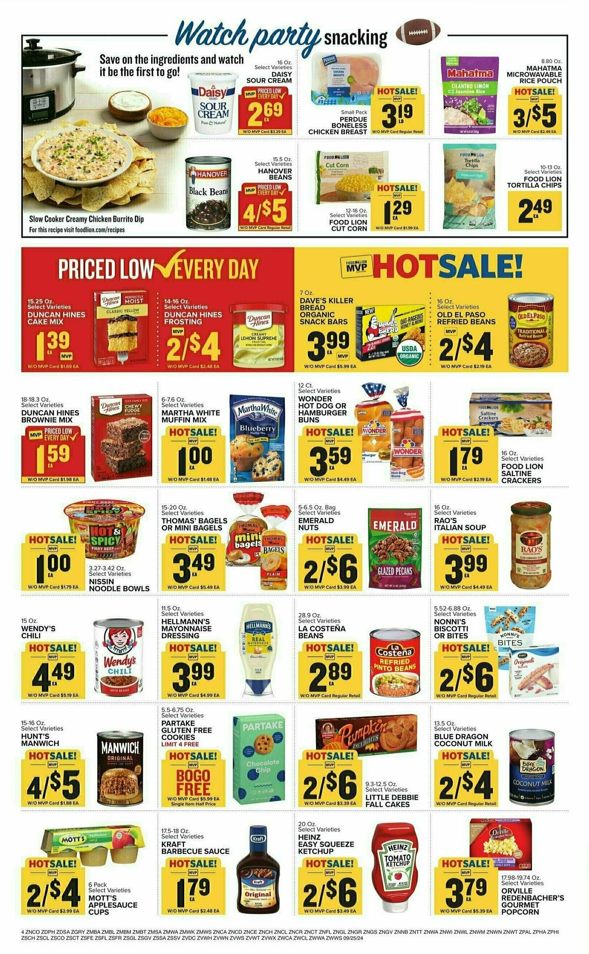 Food Lion Weekly Ad from September 25