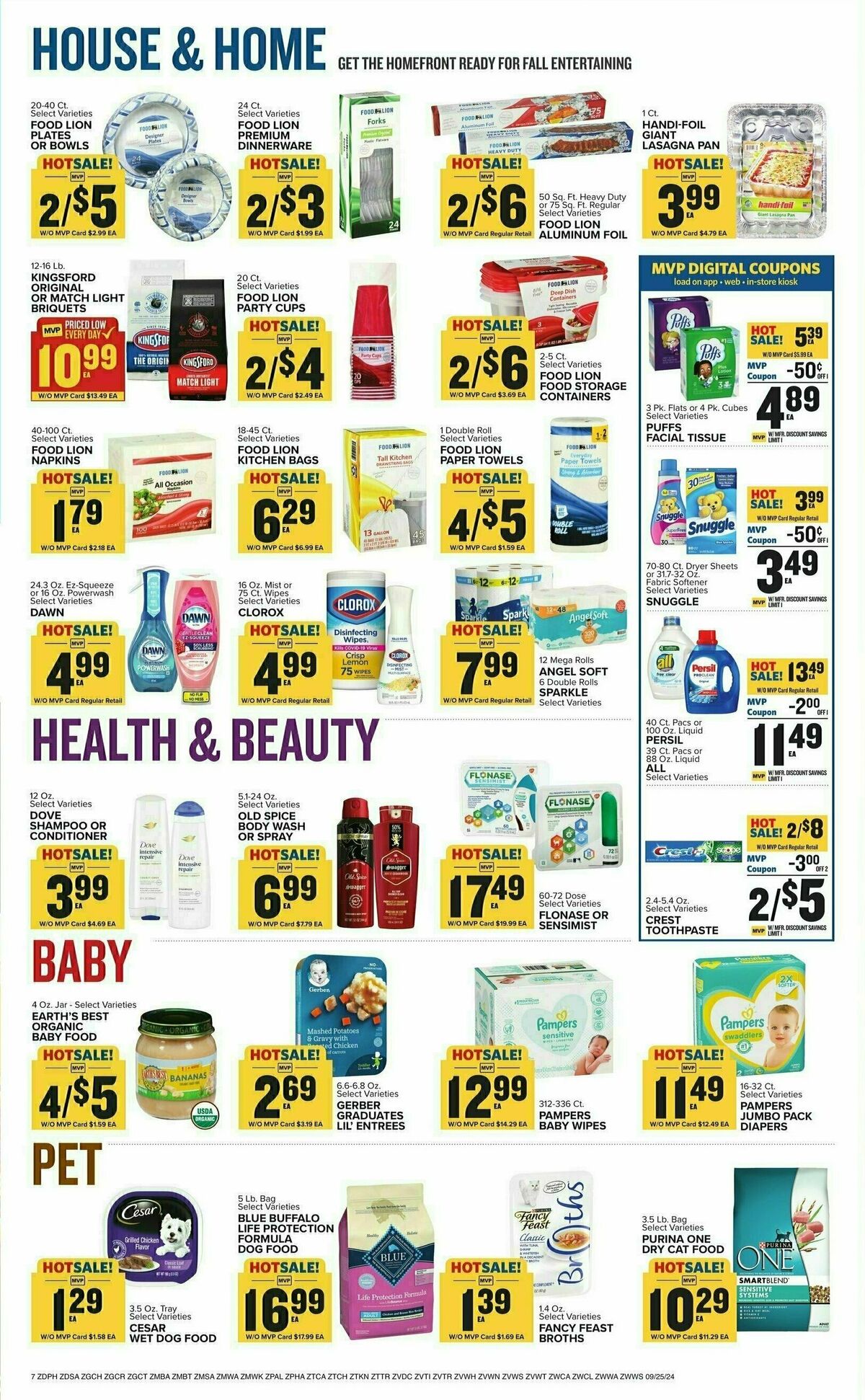 Food Lion Weekly Ad from September 25