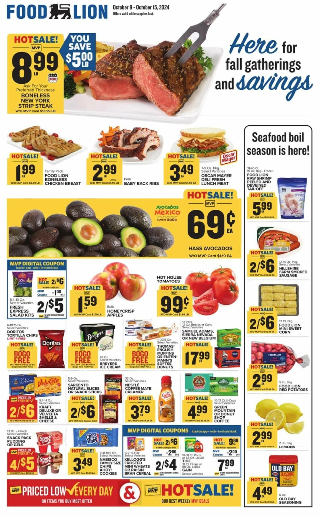 Food Lion Weekly Ad from October 9