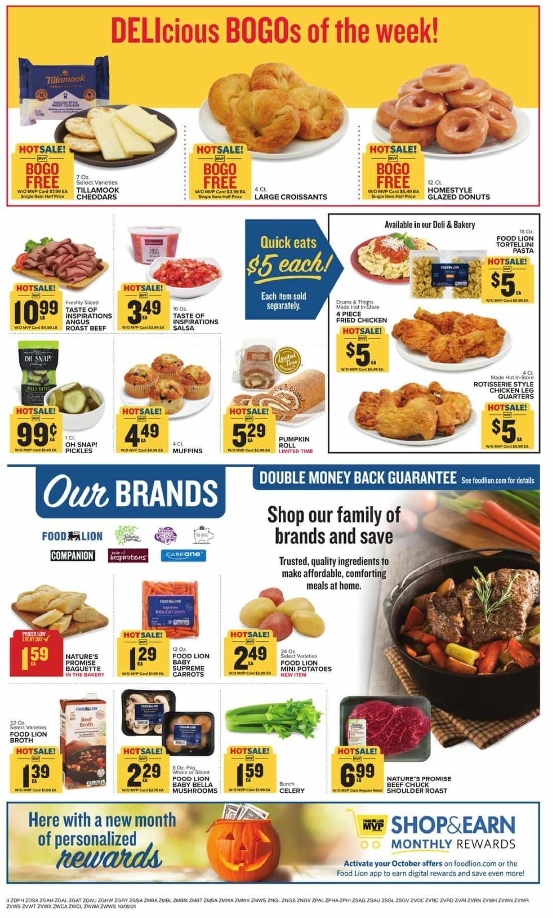 Food Lion Weekly Ad from October 9