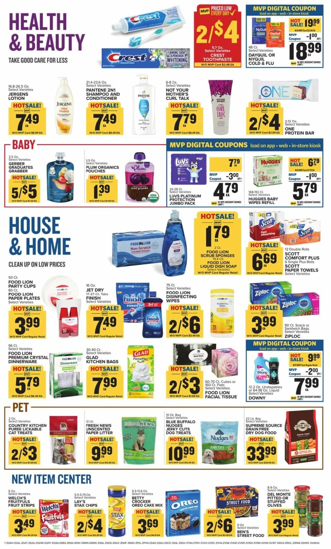 Food Lion Weekly Ad from October 9