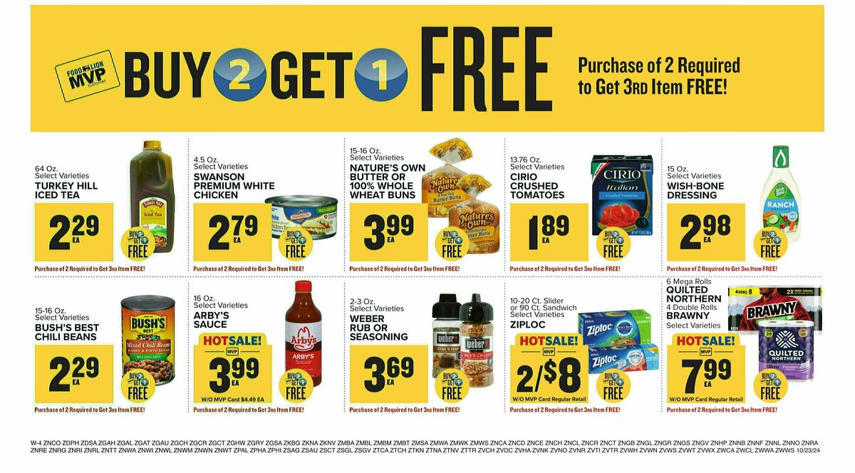 Food Lion Weekly Ad from October 23