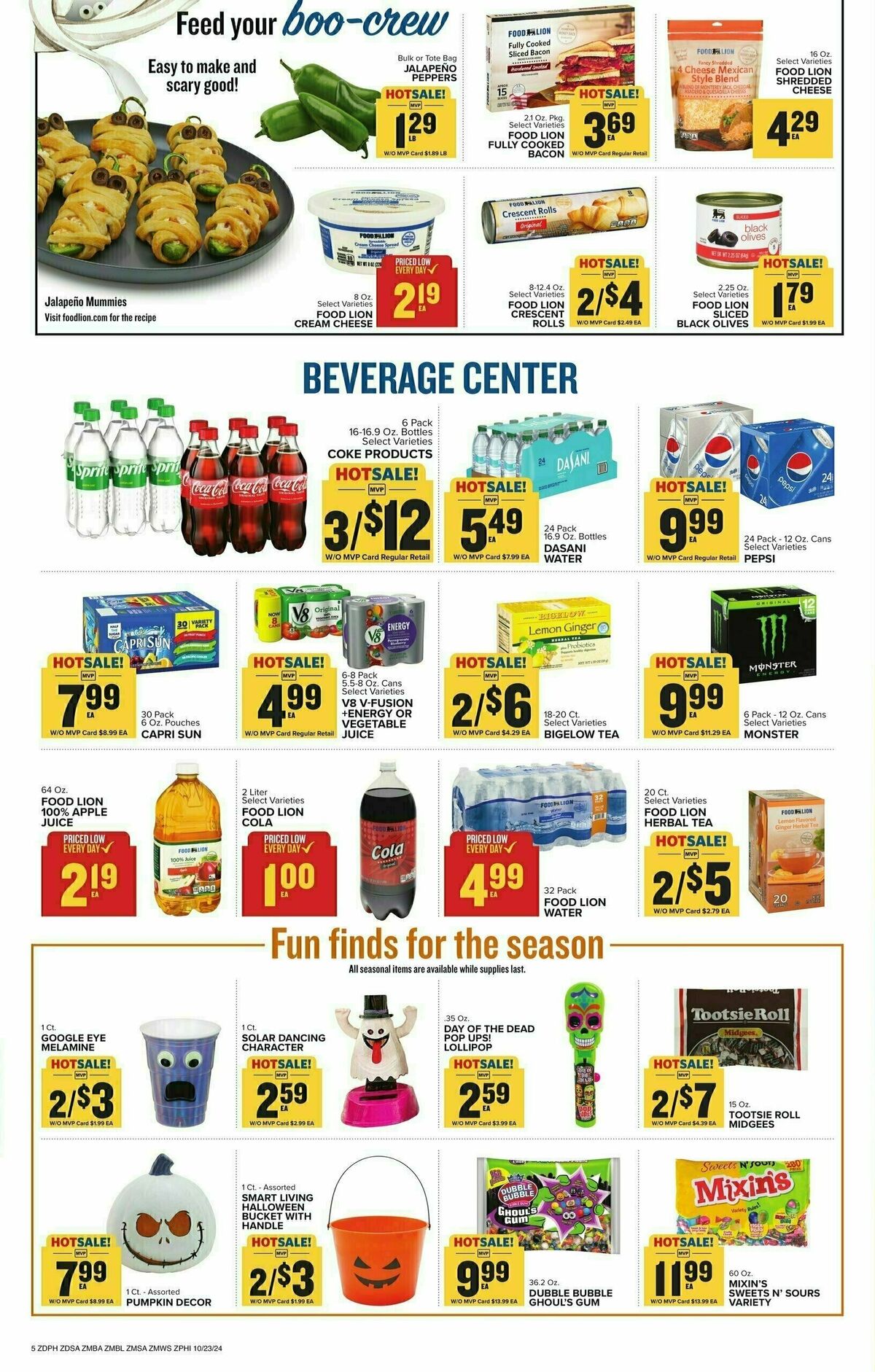 Food Lion Weekly Ad from October 23