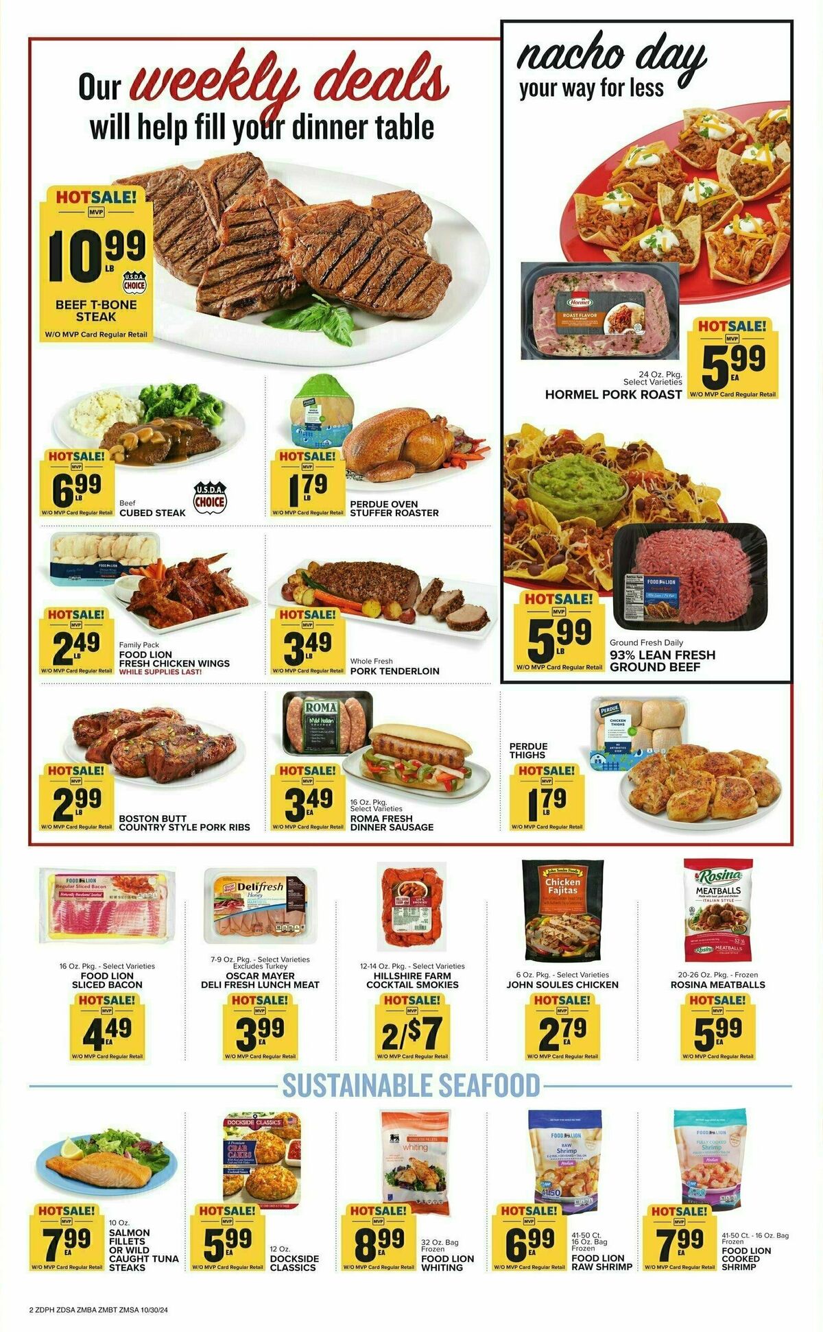 Food Lion Weekly Ad from October 30